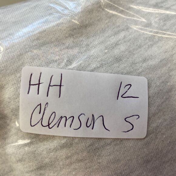 Clemson Tigers Sweatpants Mens Small Gray Embroidered Logo Pants 30x28 - Picture 13 of 13